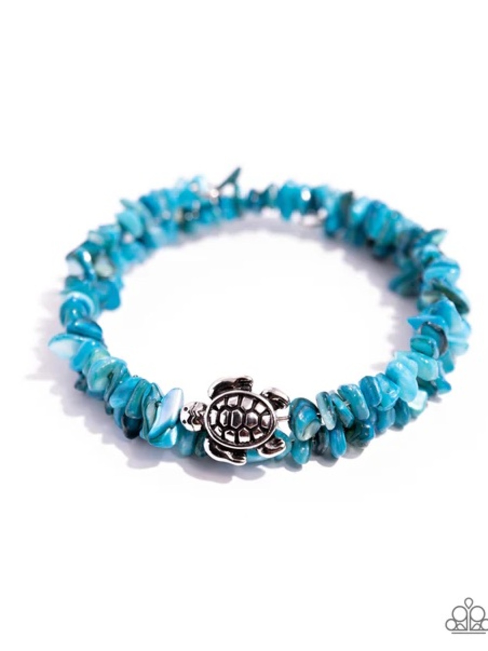 Turtle Talisman Blue Bracelet